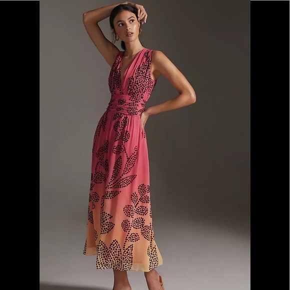 Verb Dresses & Skirts - Verb Maxi Dress Ombre Floral Summer